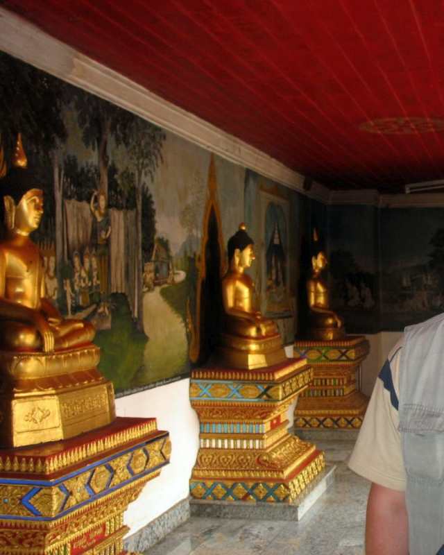 Северный Таиланд - Ланна. Фрески Храма  Wat Phra That Doi Suthep