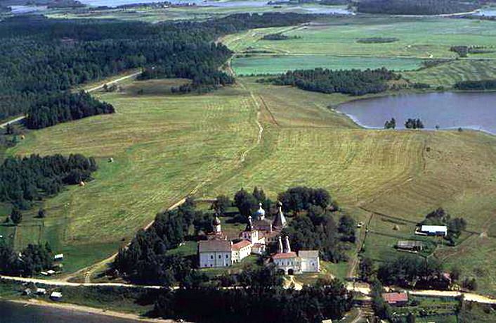 Ферапонтов монастырь: фото с вертолета